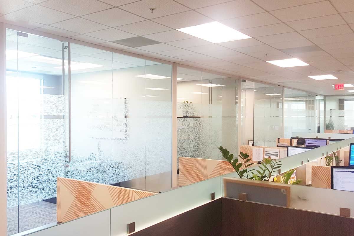 privacy window film for offices